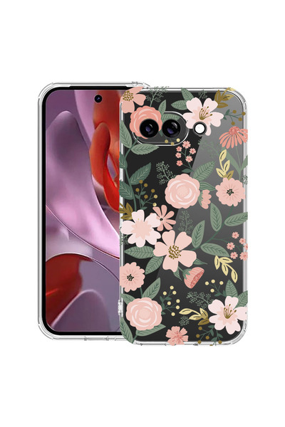 bestcase Αντικραδασμική Θήκη για Google Pixel 10a, Φλοράλ - Σχέδιο Λωτού, 312...