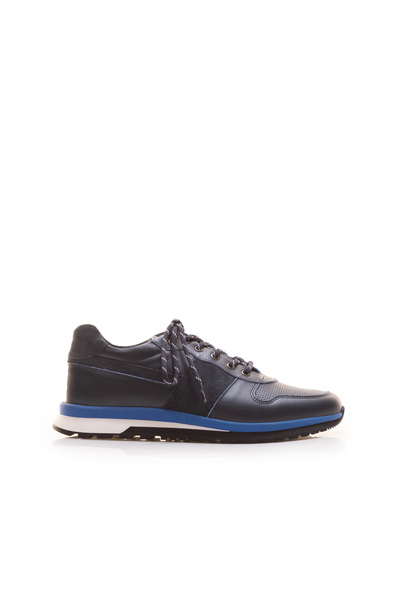 UrbanShoes Pantofi sport barbati din piele naturala, Leofex - Mostra 519 Blue...