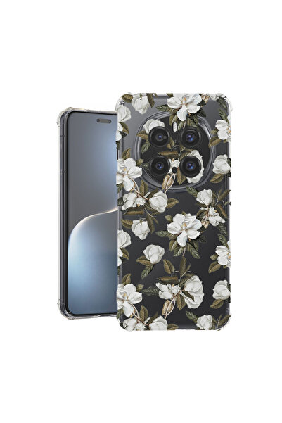 bestcase Husă Antișoc pentru Honor Magic7 Pro, Floral - Flori de Magnolie Pas...