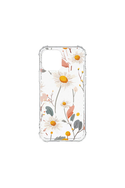 bestcase Husă Antișoc pentru Apple iPhone 12 / iPhone 12 Pro, Floral - Margar...