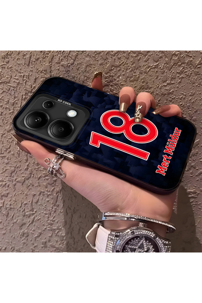 CHICASELUX غطاء هاتف من السيليكون ذو حافة صلبة وخلفية صلبة متوافق مع Redmi No...