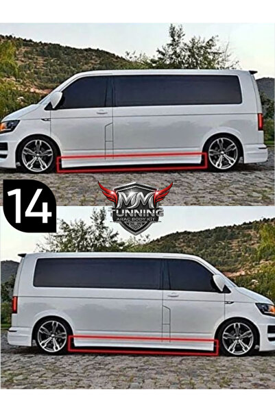 MMTUNNİNG VOLKSWAGEN TRANSPORTER T5 YAN MARŞPİYEL TAKIM (KISA ŞASE) (BOYASIZ ...