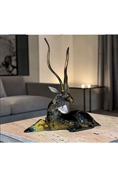 zepce design Dekoratif Geyik Obje Reçine