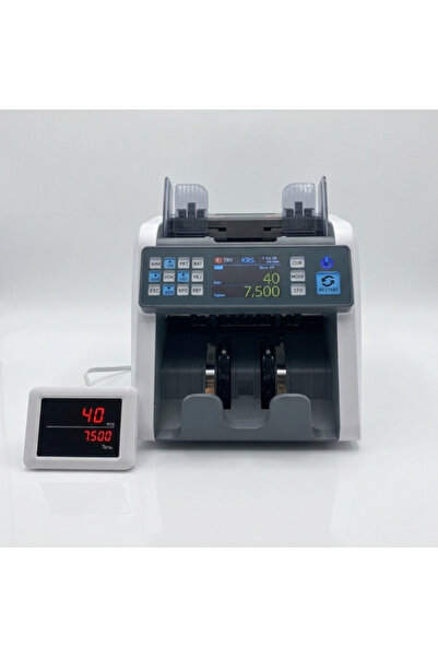Bill Counter AL-930 Tek Katlı Çift Cıslı Karışık Para Sayma Makinesi 8 Ülke Para Birimi