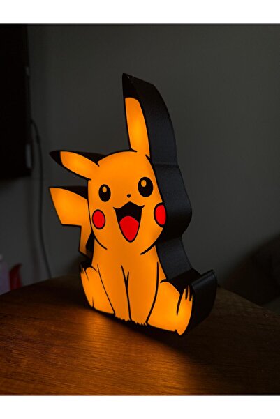 Otscraft Studio Pikachu LED Masa Lambası | Anime Dekor Gece Lambası | Pokémon...
