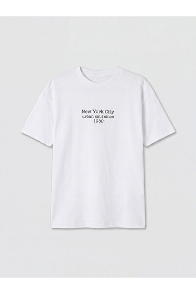 LC Waikiki RMZ GİYİM FARKİLYA Tricou pentru băieți cu imprimeu New York