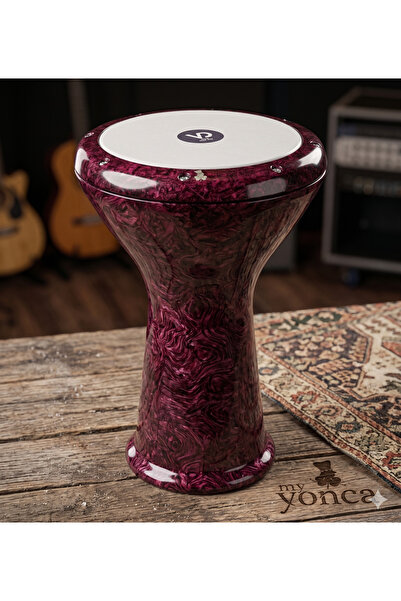 My Yonca Vatan Mısır Çömlek Darbuka Vopsea de cuptor cu aspect mat, culoare c...