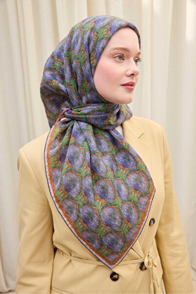 Silk Home وشاح مونار توموركوت ليلك 90x90