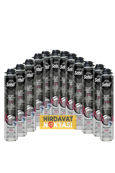 Selsil Mantoloma Köpüğü Tabancalı 750 ML (850 GR) x 12 Adet