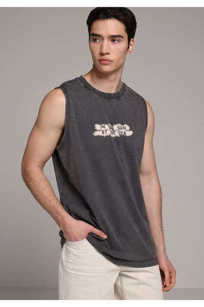 Colin's Regular Fit Men's Anthracite Undershirt