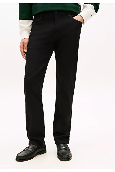 Men's Straight Fit Cotton Denim Black Jeans