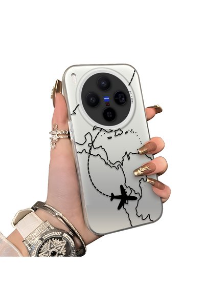 CHICASELUX حافظة صلبة واقية من الصدمات متوافقة مع Vivo X300، مطبوعة بتصميم خر...