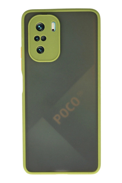 New Face Ilkeshop New Poco F3 Case Montreal Silicone Cover - (131349) Green