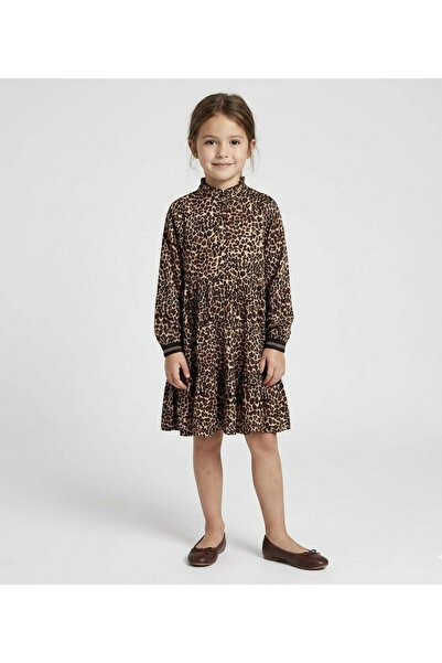 Name it Dečija haljina sa leopard printom