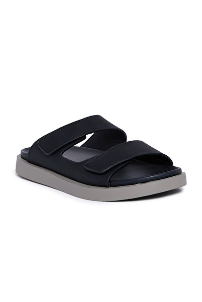 Geoomnii Men’s Arabic Sandals – Comfortable Casual Leather Slide Sandals for ...
