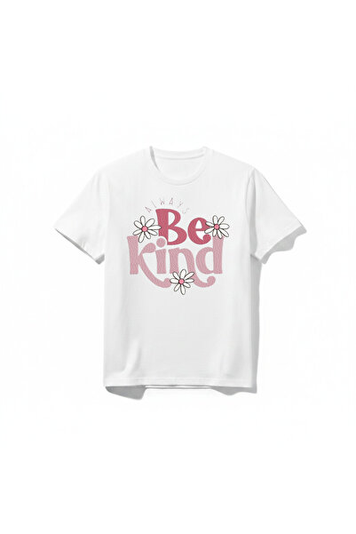 URBANTRENDSTORE تي شيرت Be kind للجنسين ذو ياقة دائرية وأكمام قصيرة مصنوع من ...