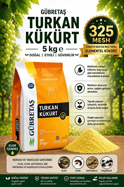 GÜBRETAŞ Turkan Elementel Kükürt 5Kg