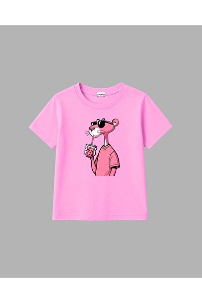 cirokids 100% pamučna unisex dečija majica sa printom Pink Pantere