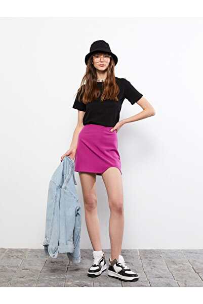 LC Waikiki Women's Zippered Straight Pencil Skirt