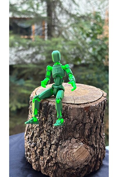moifugyia Lucky 13 Aksiyon Figürü Robot Oyuncak 13cm Yeşil Yeşil