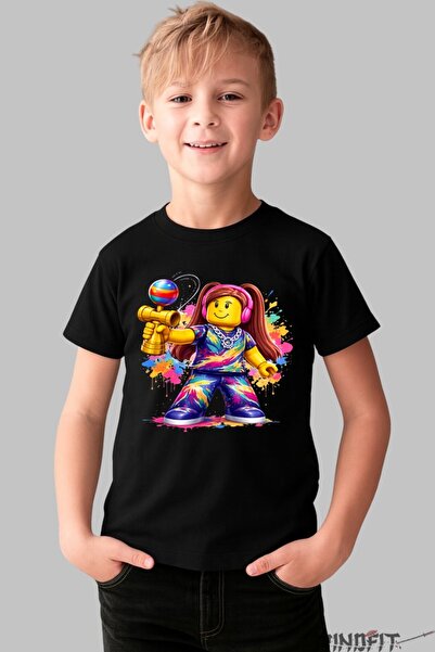 GILDAN Tricou Roblox Kendama Minifigurina Cu Arme Stelare