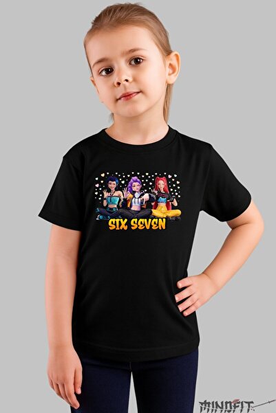 GILDAN Tricou Huntrix Six Seven Trio Star Emblematic