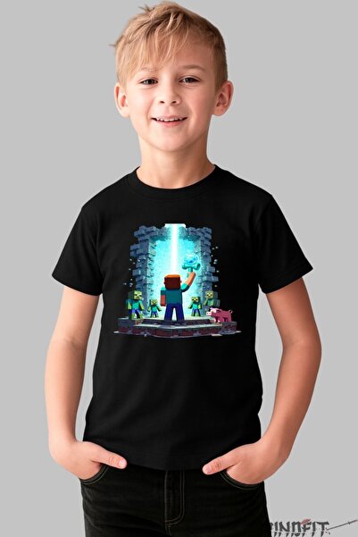 GILDAN Tricou Minecraft Kendama Aventuri Luminoase