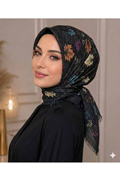Butik Kaliteli Yüzde 95 Pamuk Eşarp Yazma