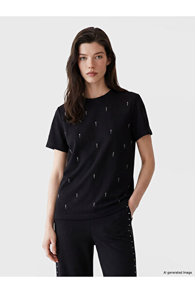 LC Waikiki Peak New Season Stoned Soft Touch Women's T-Shirt