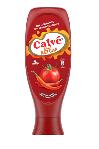 Calve Acılı Ketçap 610 gr