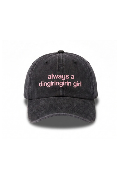 Tresore ''always a dingiringirin girl'' Nakışlı Yıkamalı Cap / ''her zaman di...