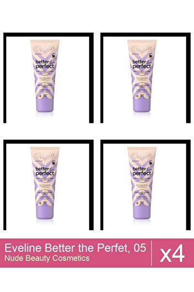 Makeup Set 4x Eveline Better the Perfet, 05 ( creamy beige) 30 ml