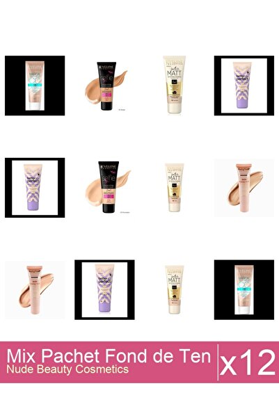 Makeup Set Mix 12 produse Fond De Ten: Fond de ten, Eveline Cosmetics, Selfie...