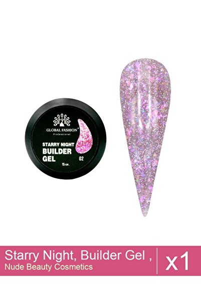 Makeup Set 1x Starry Night, Builder Gel , 15 g , Nr 02