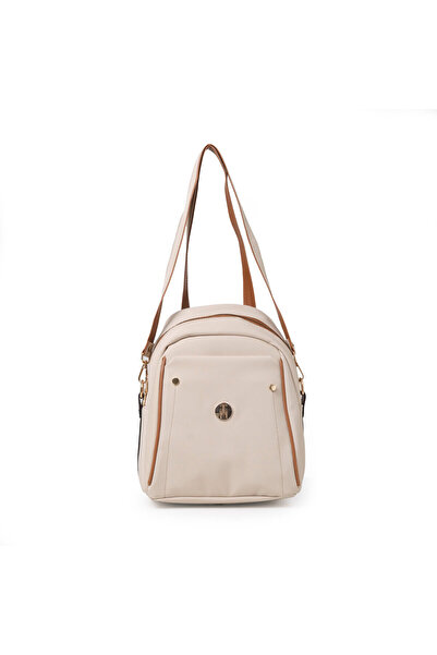 LC Waikiki Nevavm Women's Backpack Th-Yk12941 Cream-Tan