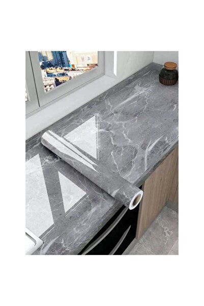 OEM Folie Autocolanta Marmura Gri Autoadeziva 60X300cm (ProLE-RIF-FOLI)