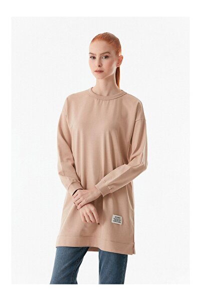 LC Waikiki Nevavm Basic Oval Neck Tunic with a Difference