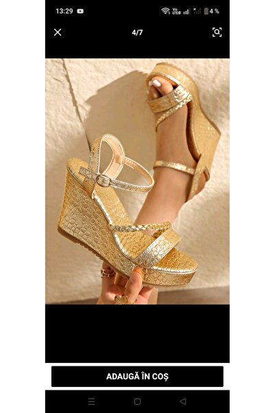 OEM Gold platform Sandals