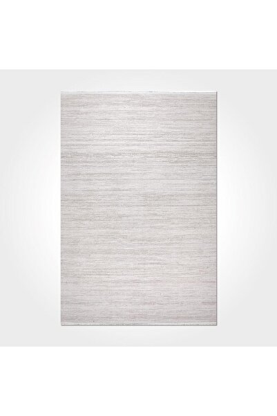 halinet Halı.Net White Modern Washable Non-Slip Living Room Carpet Cr-7555Vt