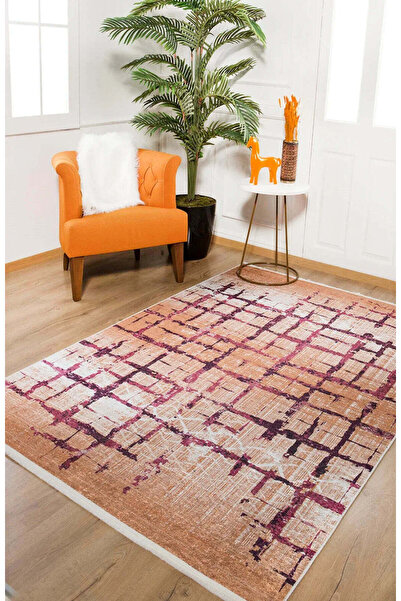 halinet Halı.Net Multi-Colored Modern Washable Non-Slip Living Room Carpet Ha...