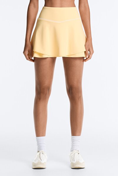 Oysho Double layer high rise short skirt
