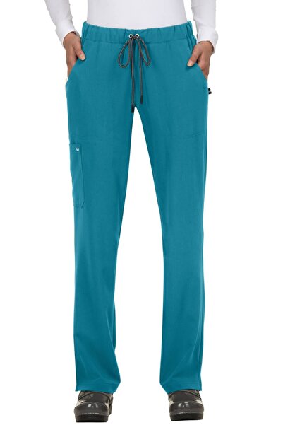 KOI Pantaloni medicali de damă Happiness Everyday Hero, Albastru Teal (739)