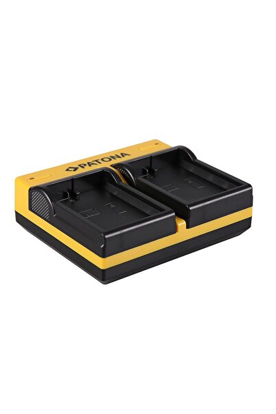 Patona Încărcător dublu EN-EL14 compatibil cu Nikon CoolPix D3100 D3200 D5100...