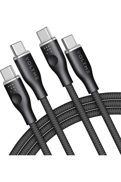 VOLTME Powerlink Rugg Series CTC 5A/100W 1,8m (μαύρο) - Καλώδιο USB-C