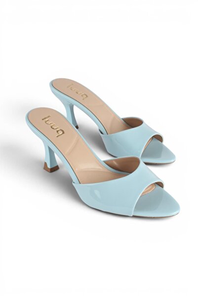 luuq shoes Jamila Single Strap Women's Heeled Slippers