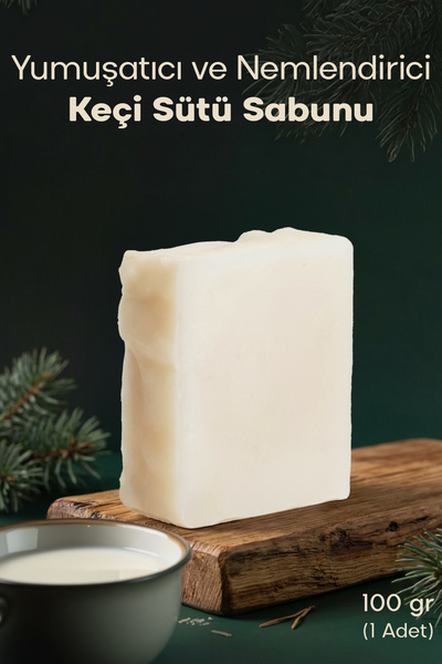 SabunStore Keçi Sütü Sabunu El Yapımı Doğal Katı Sabun 100g
