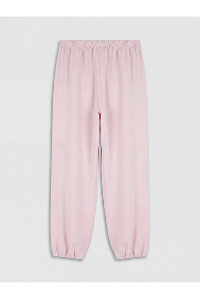 LC Waikiki Pink Elastic Waist Girls' Jogger Pants