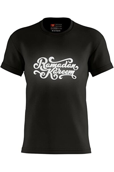 not Unisex Printed Design T-Shirt (Ramadan Kareem)| Round Neck - Regular Fit T-shirt