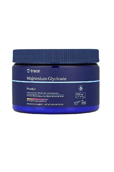 Trace Minerals Pudră de Glicinat de Magneziu, Aromă de Fructe de Pădure Mixte...