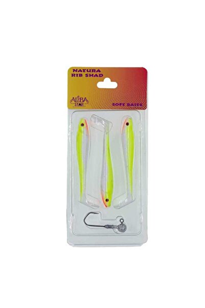 Albastar Natura Rib Shad Sahte Balığı 03-90MM
